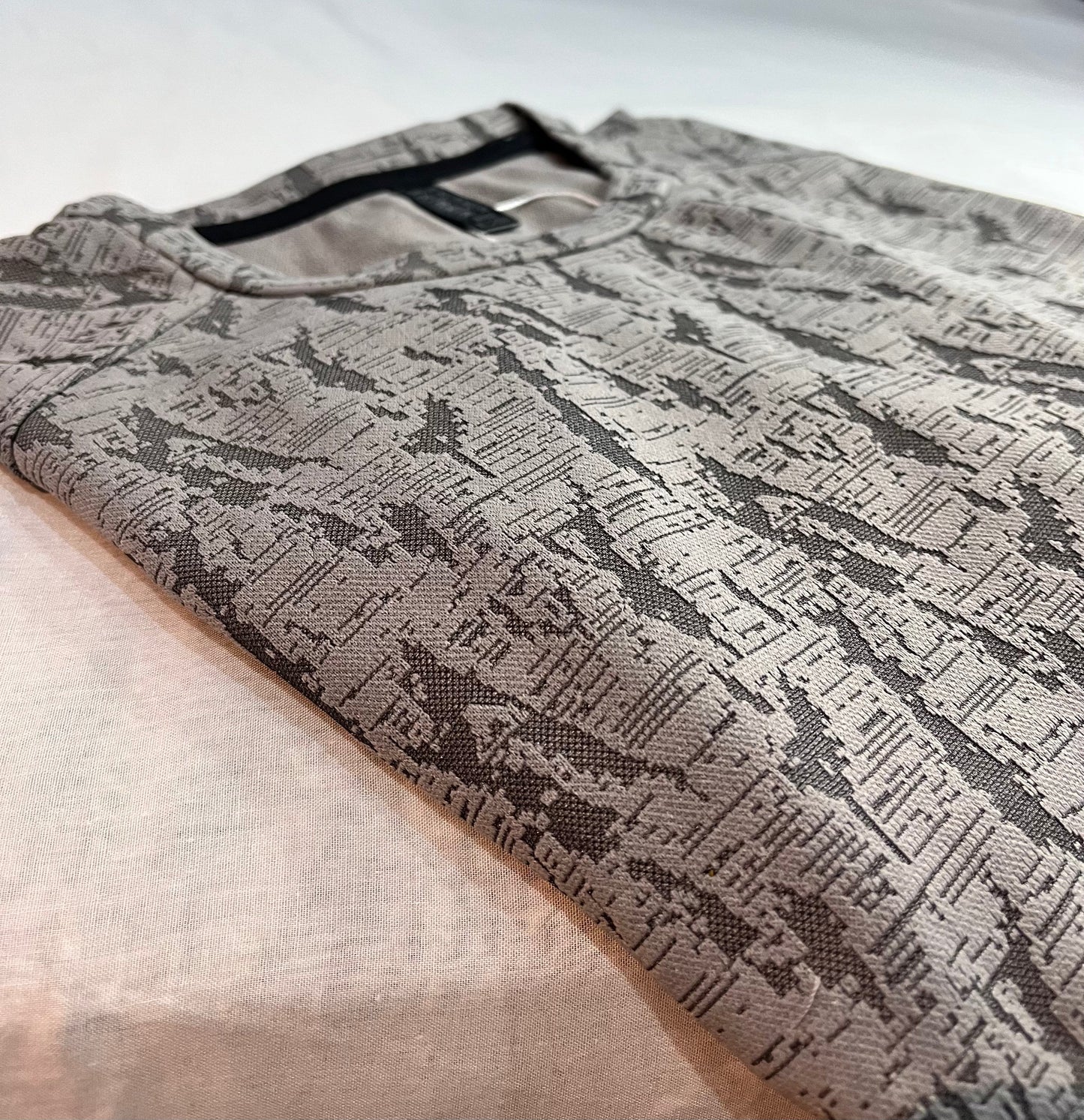 Self-Printed Air Mesh Cotton Polyester