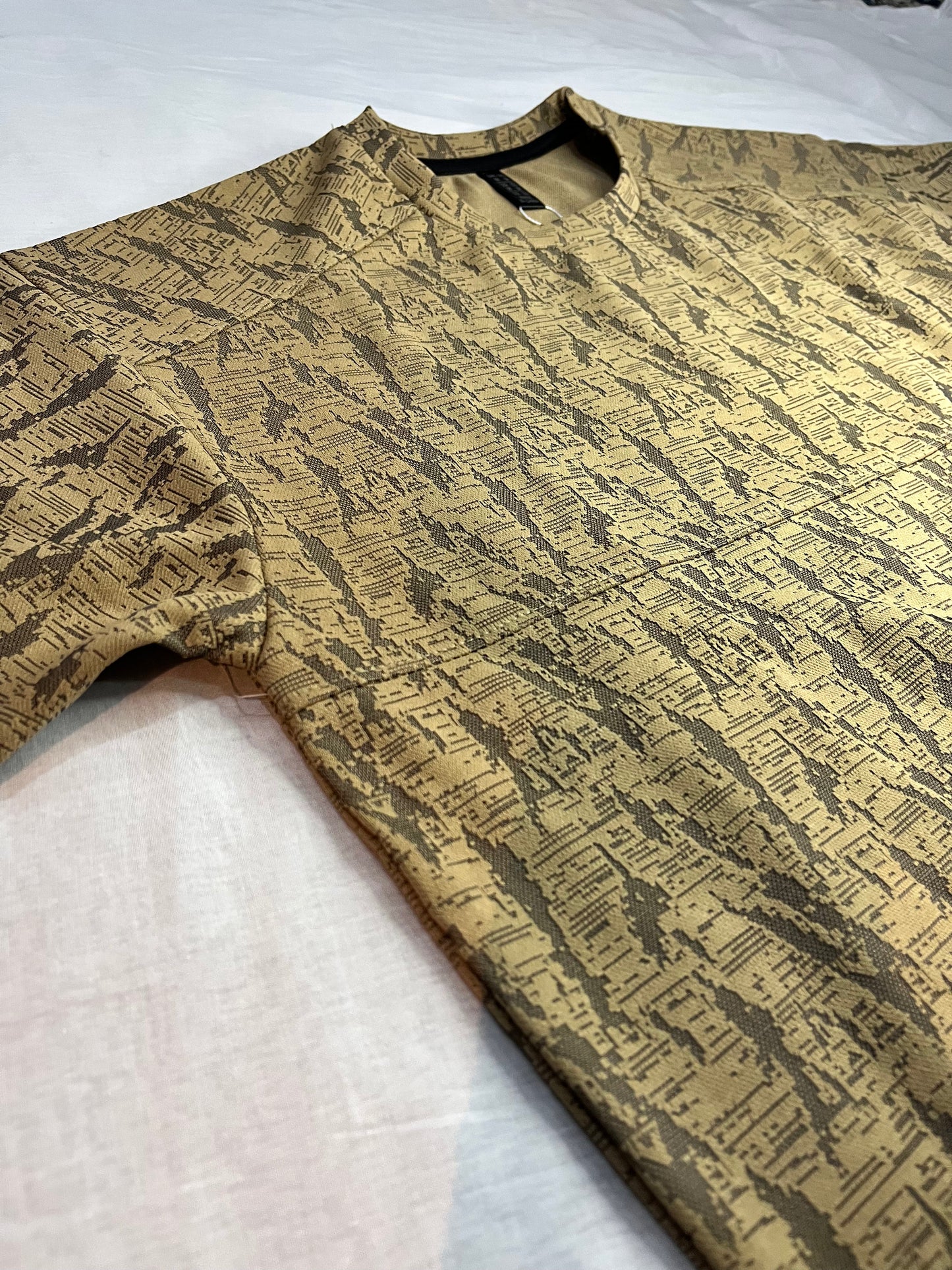 Self-Printed Air Mesh Cotton Polyester