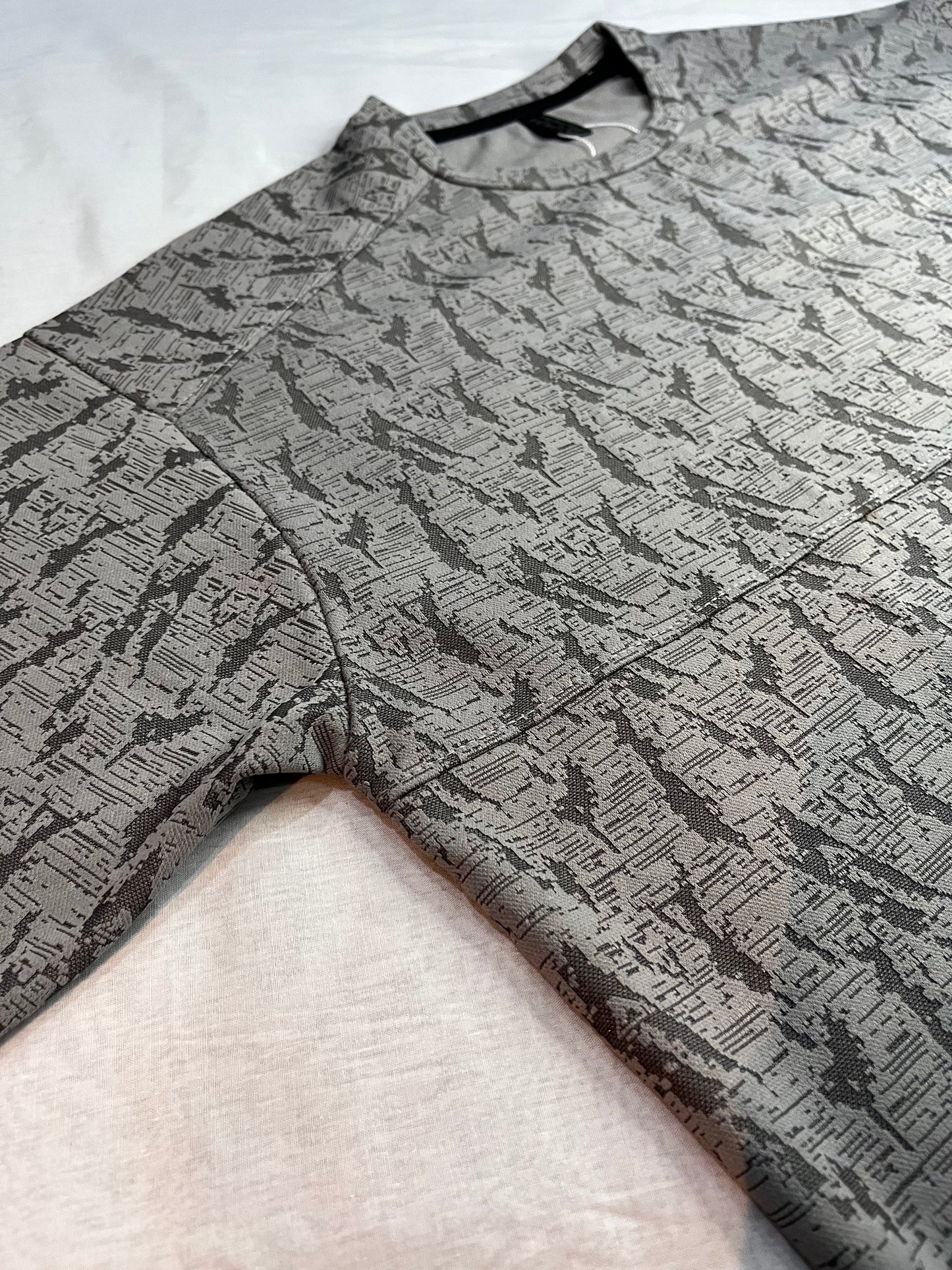 Self-Printed Air Mesh Cotton Polyester