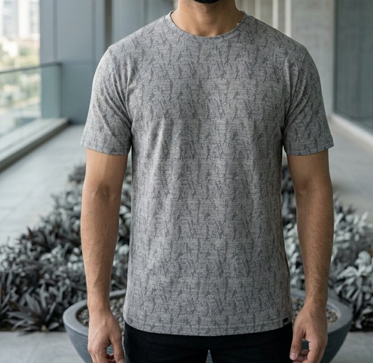 Self-Printed Air Mesh Cotton Polyester