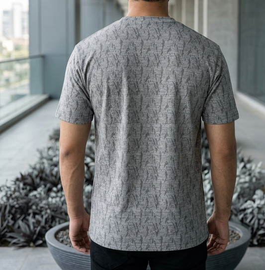 Self-Printed Air Mesh Cotton Polyester