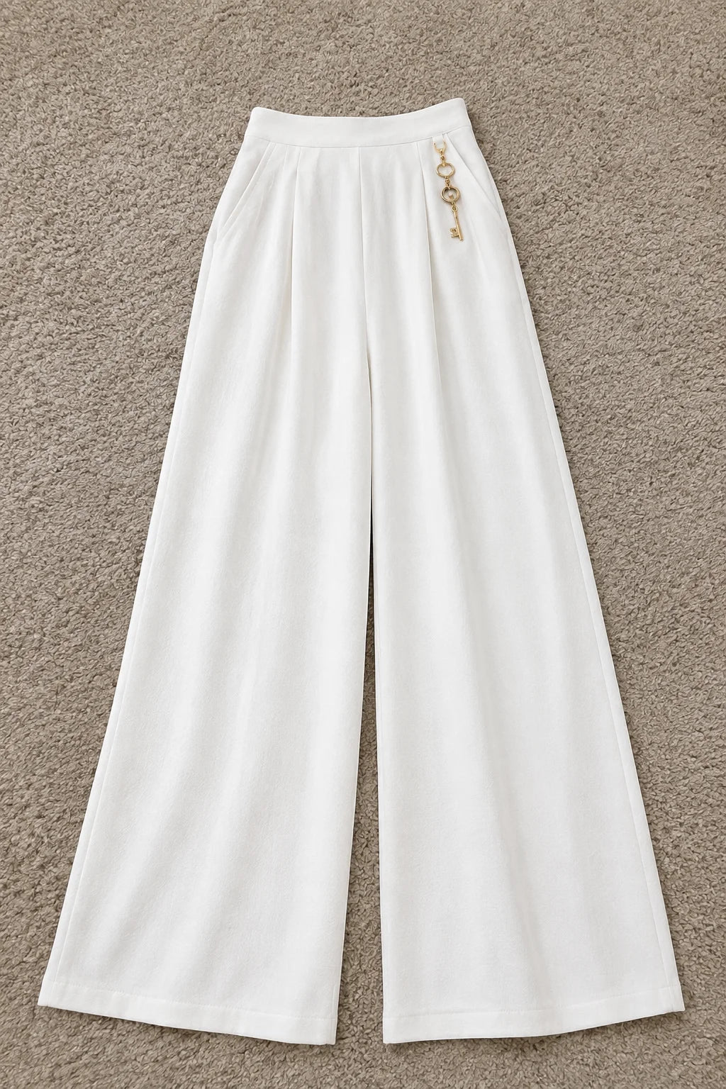White Wide Leg Pant