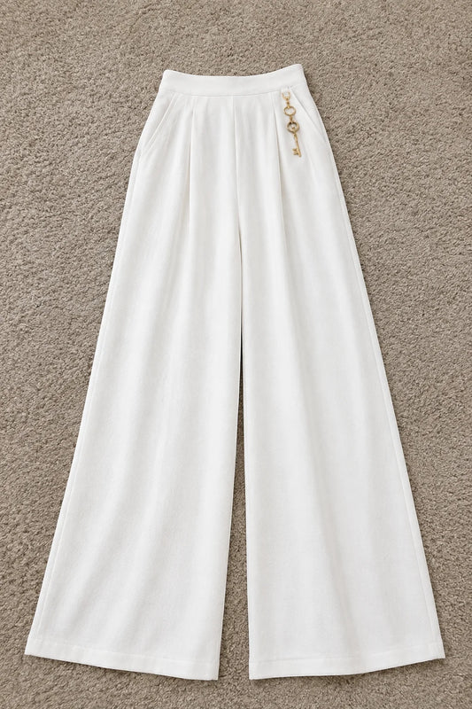 White Wide Leg Pant